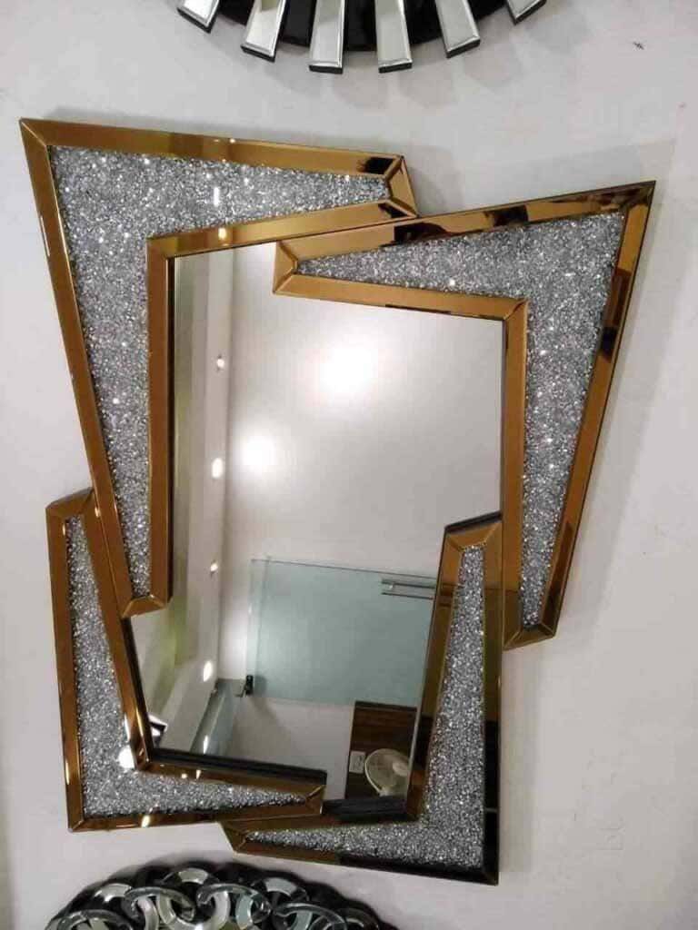 Diamond mirror designs in Dubai and Abu Dhabi